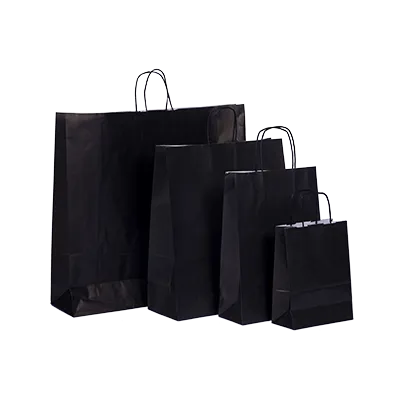 Draagtas Basic papieren tassen - zwart 1